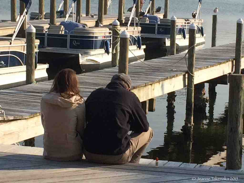 Couple on the dock