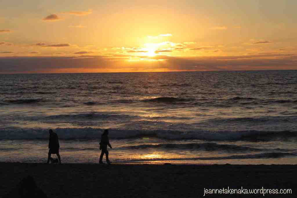 sunset-beach-walkers